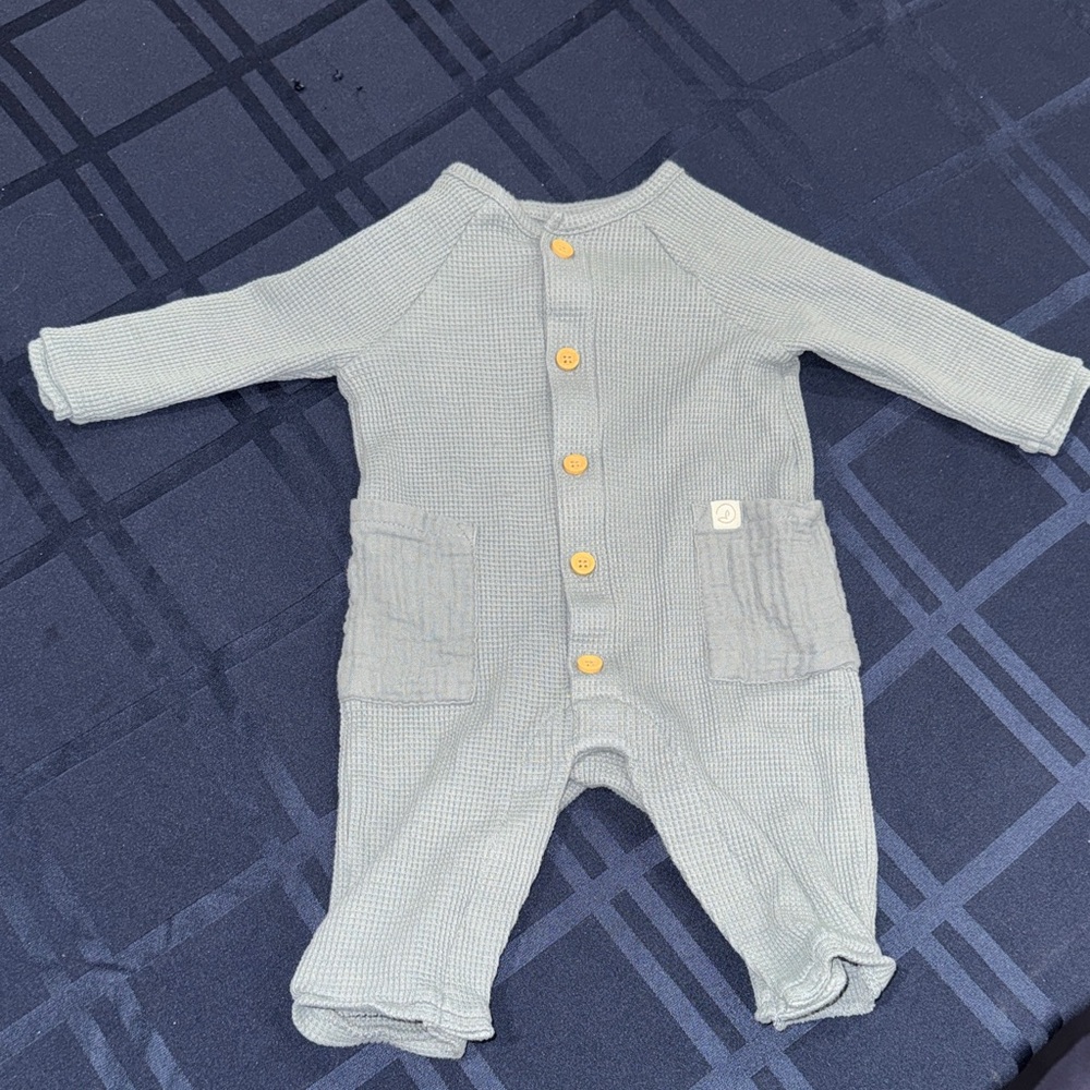 Carter's Gray One Piece with Yellow Accents